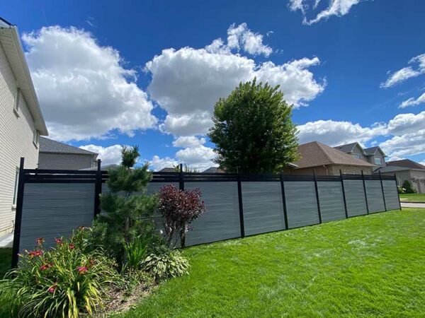 1-Aluminum Vinyl Fence Installed in Walhalla