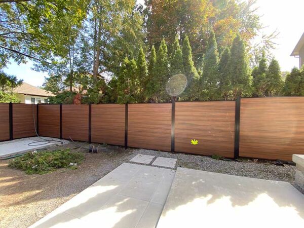 2-Aluminum Vinyl Fence Installed in Altona
