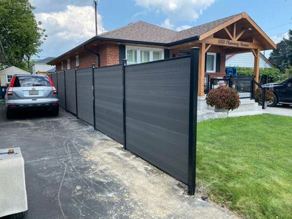 Aluminum Composite Fence in Wood Lake