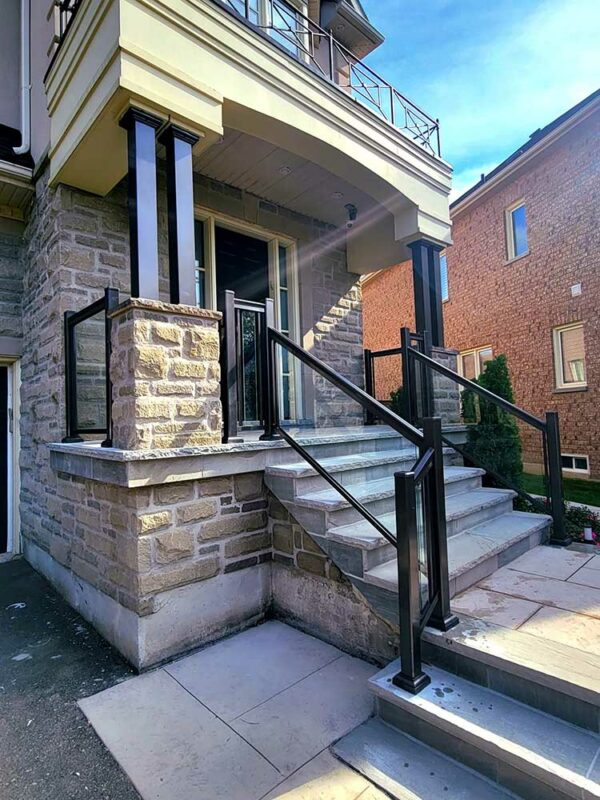 Aluminum Glass Railings Installed in Cincinnati