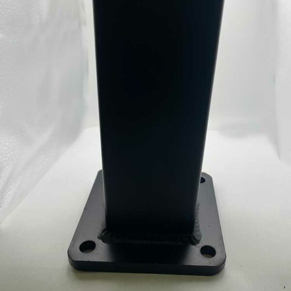 Powder Coated 2 12 x 2 12 TubePost with welded Base Aluminum Extrusion