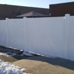 White Vinyl Fence Panel